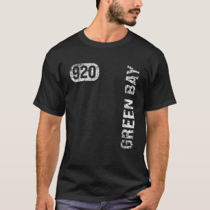 Green Bay Wisconsin 920 områdeskod Vintage Retro T Shirt