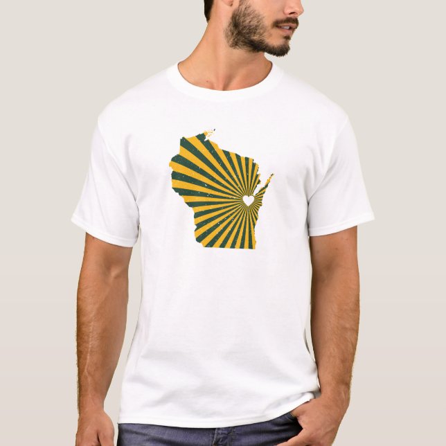 Green Baykärlek Tee Shirt (Framsida)