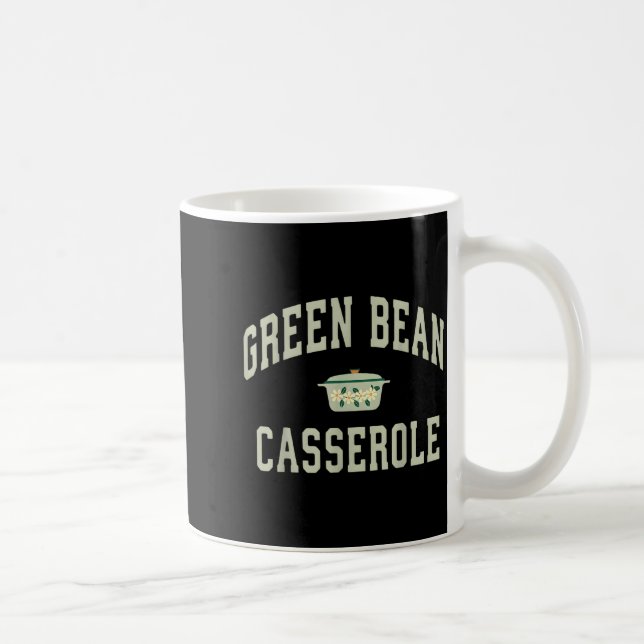 Green Bean Cerole Funny Thanksgiving  Kaffemugg (Höger)