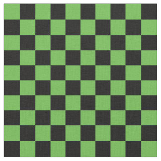 Green & Black Checkerboard Tyg
