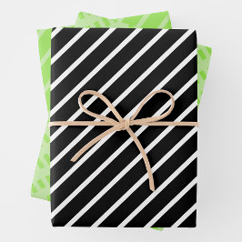 Green, Black & White