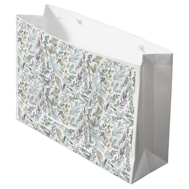 Green Blue Botanical Watercolor (Framsidan Vinklad)