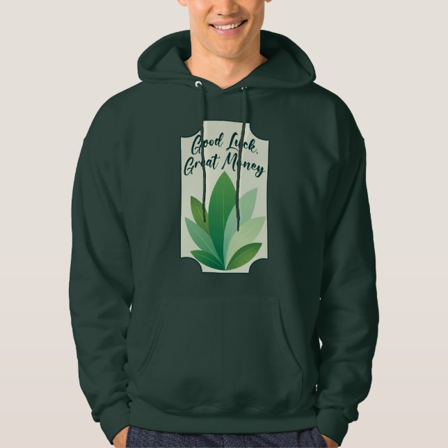 Green Botanical St Patrick’s Day Shirt – camiseta Hoodie (Framsida)