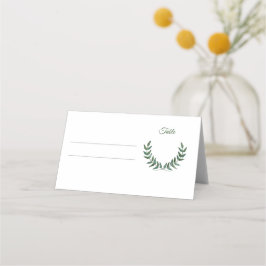 Green Branches Place Cards Placeringskort