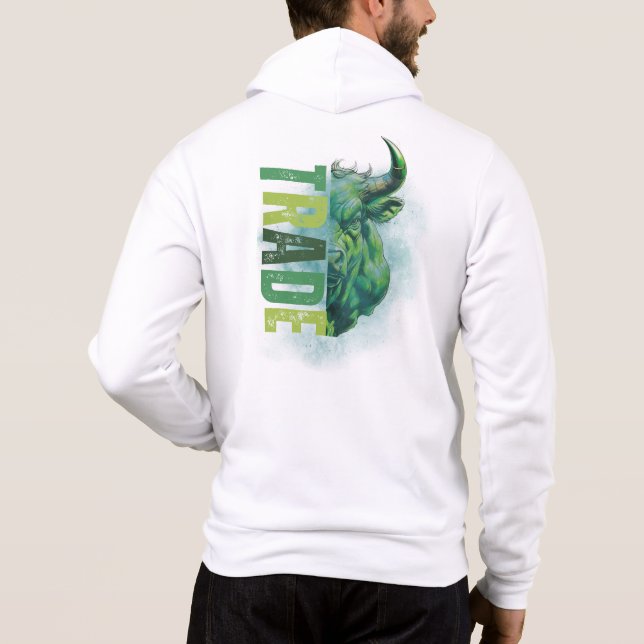 Green bull | Trade Design T Shirt (Baksida)