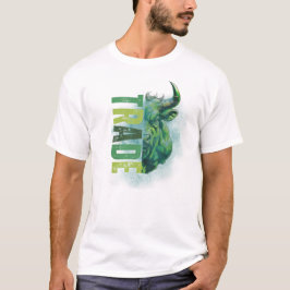 Green bull | Trade Design T Shirt