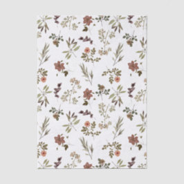 Green Burgundy Wildflower