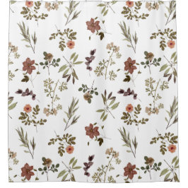 Green Burgundy Wildflower