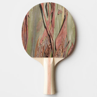 Green Camo Tree Bark Ping Pong Paddle Pingisracket
