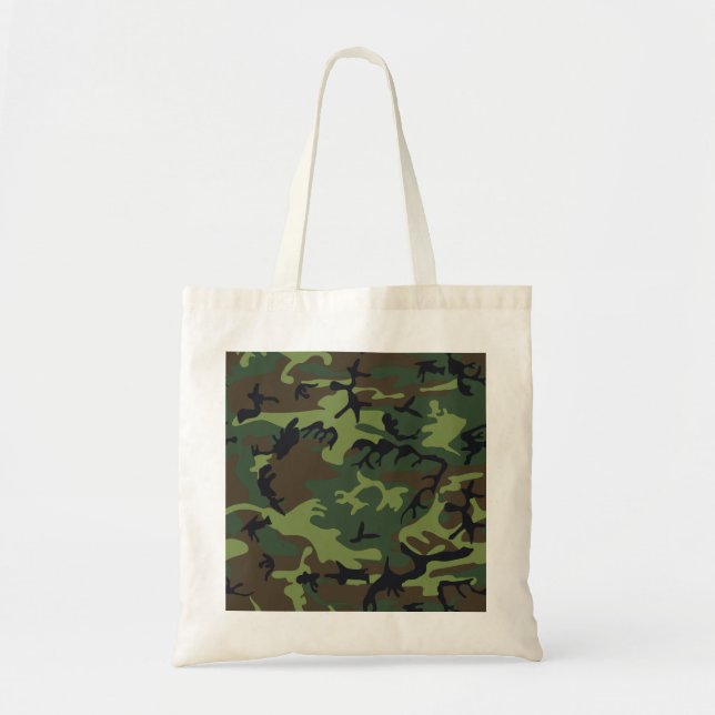 Green Camouflage Pattern Tygkasse (Framsidan)