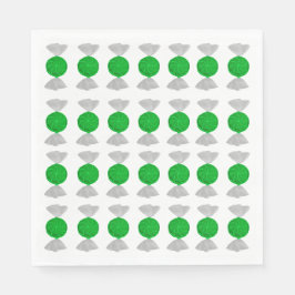 Green Candy Napkins Pappersservett