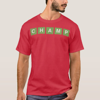 Green Champ Game  T Shirt