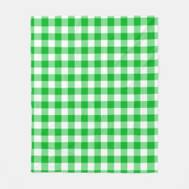 Green Checkered Square Seamless Pattern  Fleecefilt