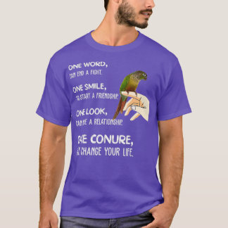 Green Cheek Conure Clothing One Conure Parrot T Shirt