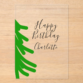 Green Christmas tree happy birthday December winte