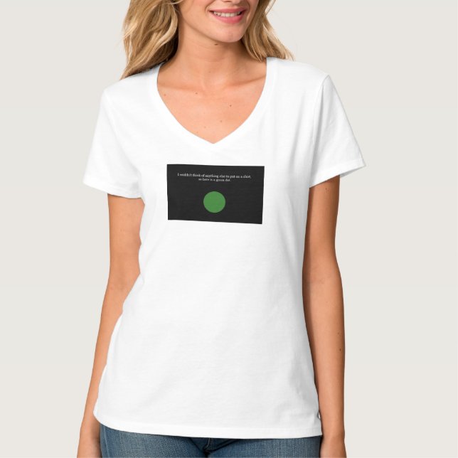 Green Circle T Shirt (Framsida)