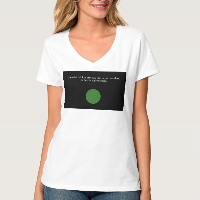 Green Circle T Shirt (Framsida)