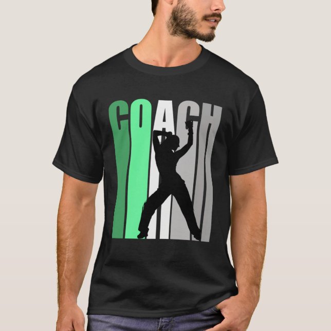 Green Coach Of Dance Instructor Dance Pretty Teach T Shirt (Framsida)