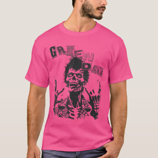 Green Day Billie Joe Zombie vintage tjej T Shirt