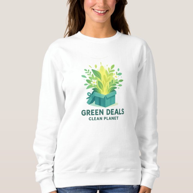 Green Deals, Clean Planet – Green Monday Eco T Shirt (Framsida)