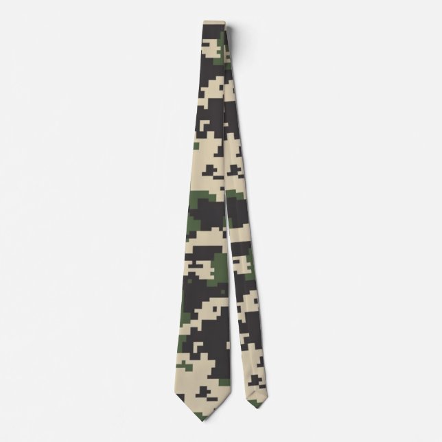 Green Digital Camouflage Pattern Slips (Framsida)