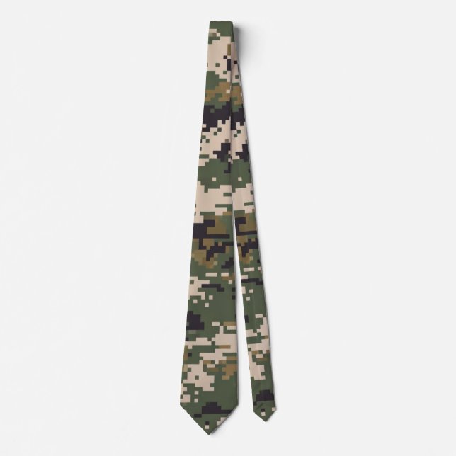 Green Digital Camouflage Pattern Slips (Framsida)