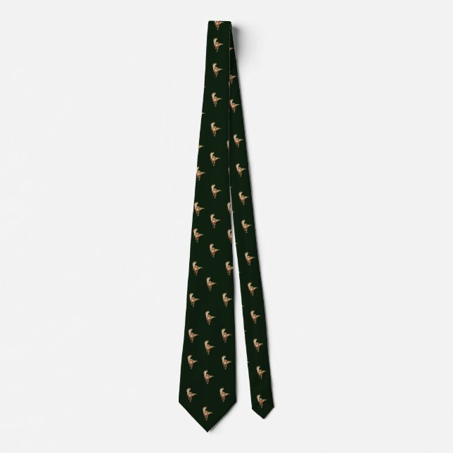 Green Dinosaur Work, Professional Men's Neck Tie Slips (Framsida)