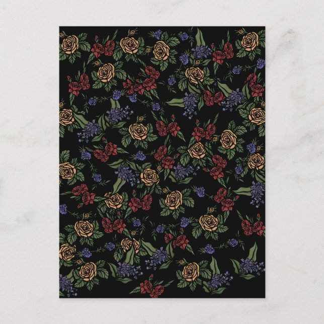 Green Earth Flowers Vykort (Framsida)