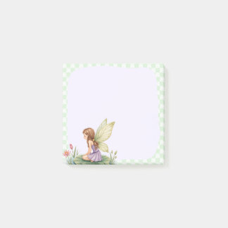 Green Fairy Memo Pad – Enchanting Note-Taking Post-it Block