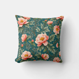 Green field roses kudde