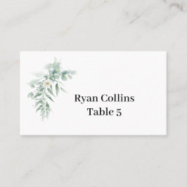 Green Foliage Place Cards Placeringskort
