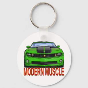 GREEN_FRONT_CAMARO.png Nyckelring