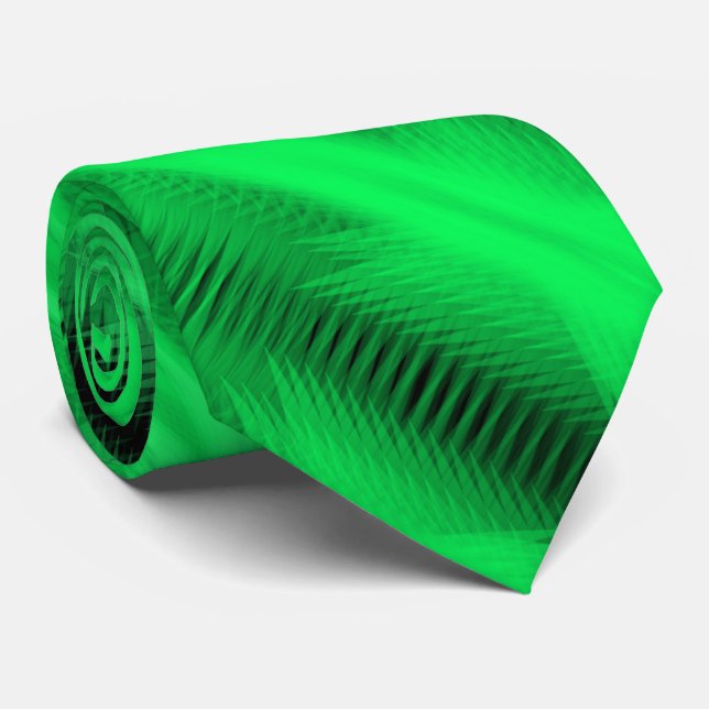 Green Futuristic Abstract Diagonal Pattern Art Slips (Rullad)