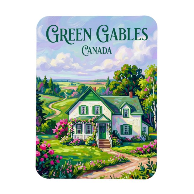 Green Gables kulturarv plats Kanada Magnet (Vertikal)