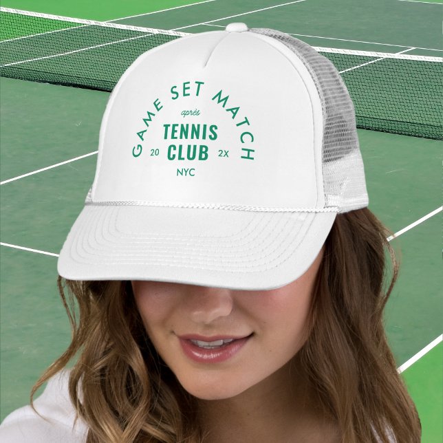 Green Game Set Match Après Tennis Club White Keps (Skapare uppladdad)