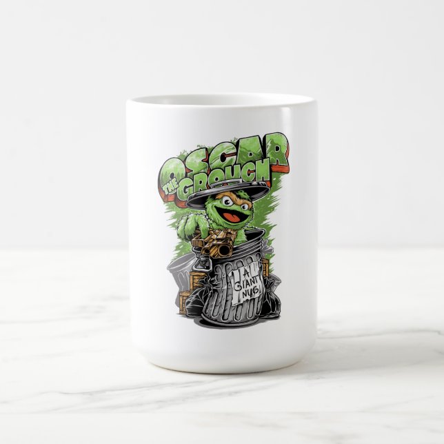 Green Garbage Monster  Kaffemugg (Center)