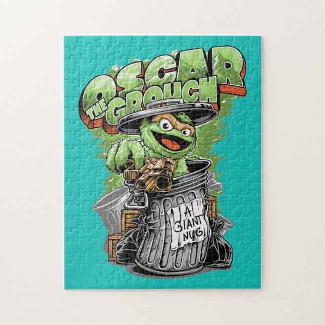 Green Garbage Monster  Pussel (Vertikal)