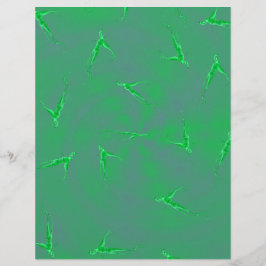 Green Ginseng Man Bulk Scrapbook Paper Pages Reklamblad