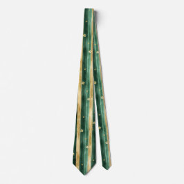 Green Gold Shamrock St. Patrick's Day Stripes Slips