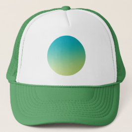 Green Gradient Circle Vignette Abstract Design Keps