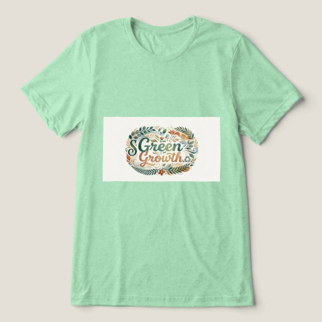 Green Growth.T-Shirt T Shirt (Design Framsida)