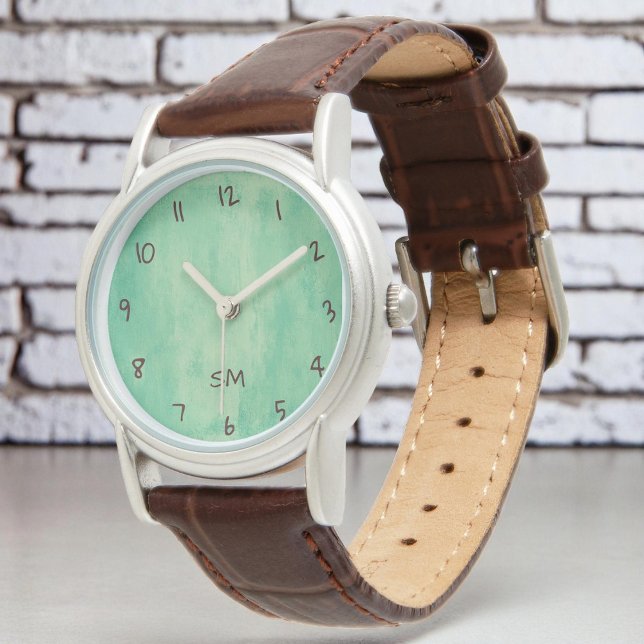 Green Grunge Watch Armbandsur (Skapare uppladdad)