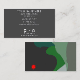 Green Hills Business Card Visitkort