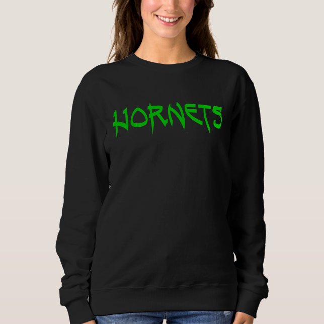GREEN HORNETS Football Baseball Basketball Soccer  T Shirt (Framsida)