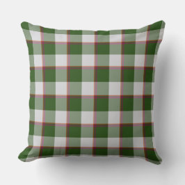 Green House and Mischka Gray Plaid Kudde
