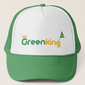 GREEN King HAT KING Truckerkeps