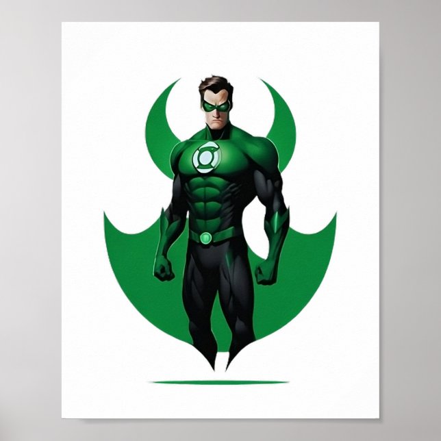 Green Lantern character image Poster (Framsidan)