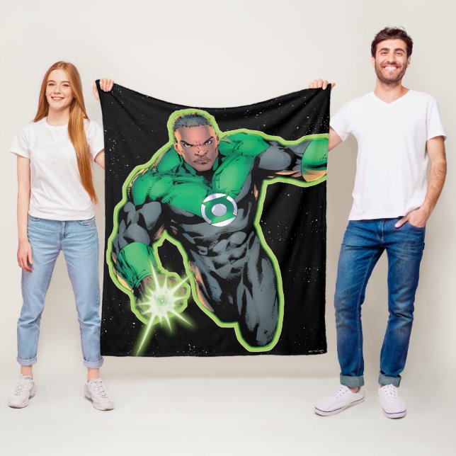 Green Lantern John Stewart Fleecefilt (På plats)