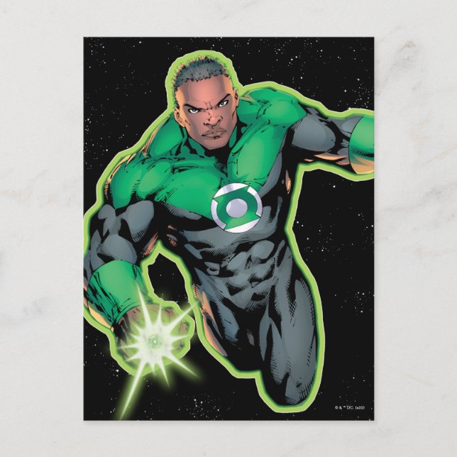 Green Lantern John Stewart Vykort (Framsida)