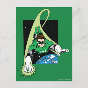 Green Lantern och Jorden Vykort